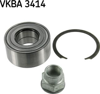 SKF VKBA 3414 - Комплект подшипника ступицы колеса parts5.com