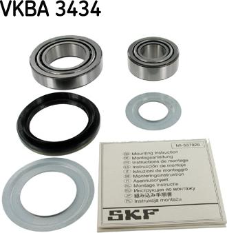 SKF VKBA 3434 - Комплект подшипника ступицы колеса parts5.com