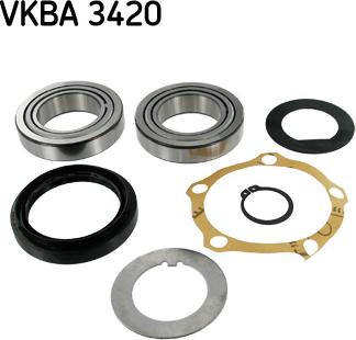 SKF VKBA 3420 - Комплект подшипника ступицы колеса parts5.com