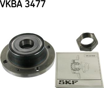 SKF VKBA 3477 - Комплект подшипника ступицы колеса parts5.com