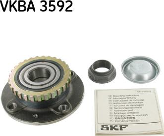 SKF VKBA 3592 - Комплект подшипника ступицы колеса parts5.com