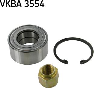 SKF VKBA 3554 - Комплект подшипника ступицы колеса parts5.com