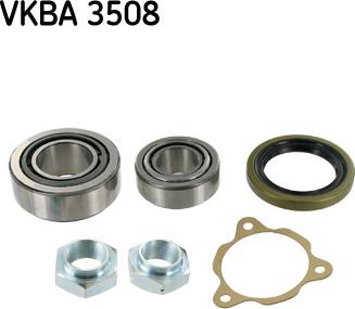 SKF VKBA 3508 - Комплект подшипника ступицы колеса parts5.com