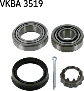 SKF VKBA 3519 - Wheel hub, bearing Kit parts5.com