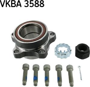 SKF VKBA 3588 - Комплект подшипника ступицы колеса parts5.com