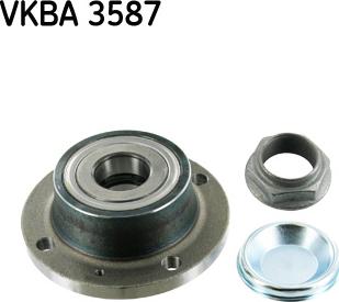 SKF VKBA 3587 - Комплект подшипника ступицы колеса parts5.com