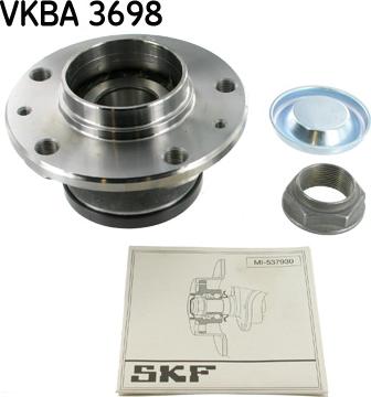 SKF VKBA 3698 - Комплект подшипника ступицы колеса parts5.com