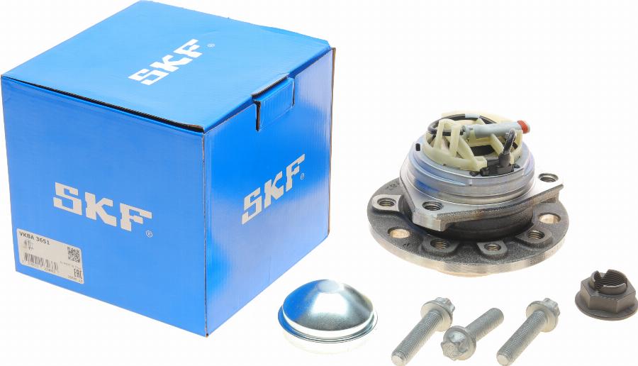 SKF VKBA 3651 - Комплект подшипника ступицы колеса parts5.com