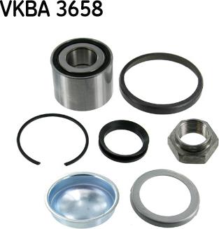 SKF VKBA 3658 - Комплект подшипника ступицы колеса parts5.com