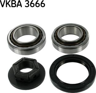 SKF VKBA 3666 - Комплект подшипника ступицы колеса parts5.com