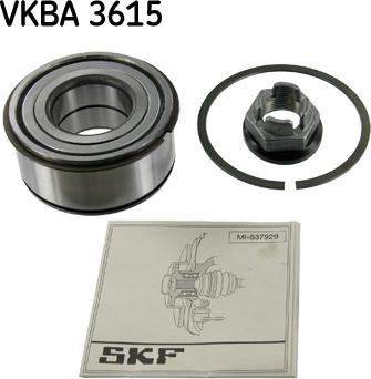 SKF VKBA 3615 - Комплект подшипника ступицы колеса parts5.com