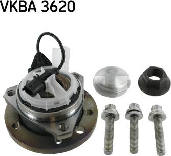 SKF VKBA 3620 - Комплект подшипника ступицы колеса parts5.com