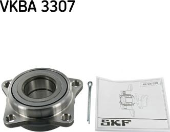SKF VKBA 3307 - Комплект подшипника ступицы колеса parts5.com