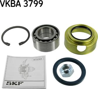 SKF VKBA 3799 - Комплект подшипника ступицы колеса parts5.com