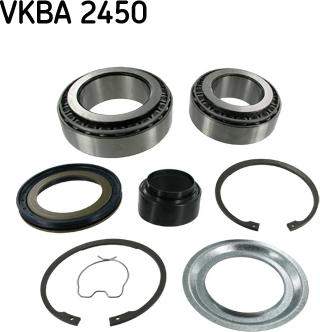 SKF VKBA 2450 - Комплект подшипника ступицы колеса parts5.com