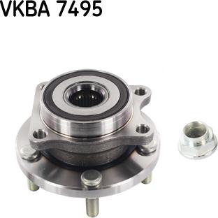 SKF VKBA 7495 - Комплект подшипника ступицы колеса parts5.com