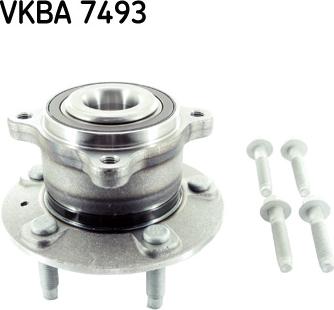 SKF VKBA 7493 - Комплект подшипника ступицы колеса parts5.com