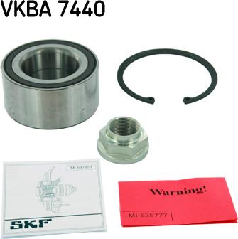 SKF VKBA 7440 - Комплект подшипника ступицы колеса parts5.com