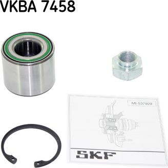 SKF VKBA 7458 - Wheel hub, bearing Kit parts5.com