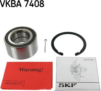 SKF VKBA 7408 - Комплект подшипника ступицы колеса parts5.com