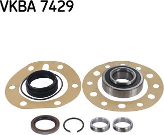 SKF VKBA 7429 - Комплект подшипника ступицы колеса parts5.com