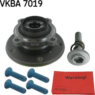 SKF VKBA 7019 - Комплект подшипника ступицы колеса parts5.com