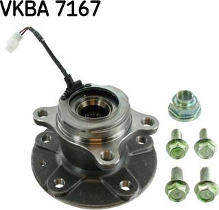 SKF VKBA 7167 - Комплект подшипника ступицы колеса parts5.com