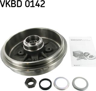 SKF VKBD 0142 - Тормозной барабан parts5.com