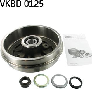 SKF VKBD 0125 - Тормозной барабан parts5.com