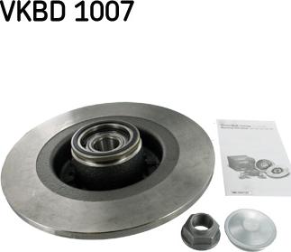 SKF VKBD 1007 - Тормозной диск parts5.com