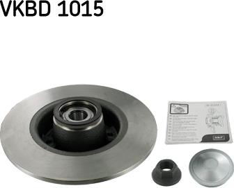 SKF VKBD 1015 - Тормозной диск parts5.com