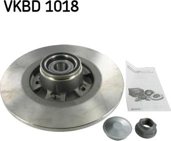 SKF VKBD 1018 - Тормозной диск parts5.com