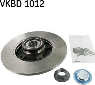 SKF VKBD 1012 - Тормозной диск parts5.com