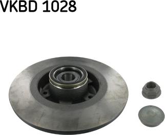 SKF VKBD 1028 - Тормозной диск parts5.com