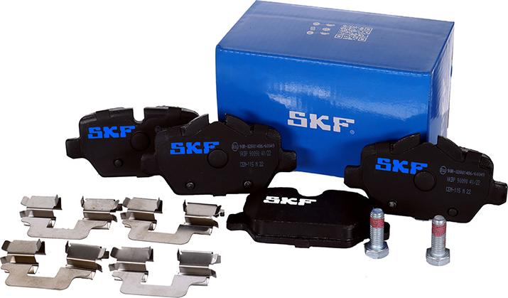 SKF VKBP 90090 - Тормозные колодки, дисковые, комплект parts5.com