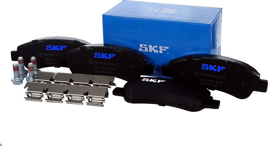 SKF VKBP 90045 - Тормозные колодки, дисковые, комплект parts5.com