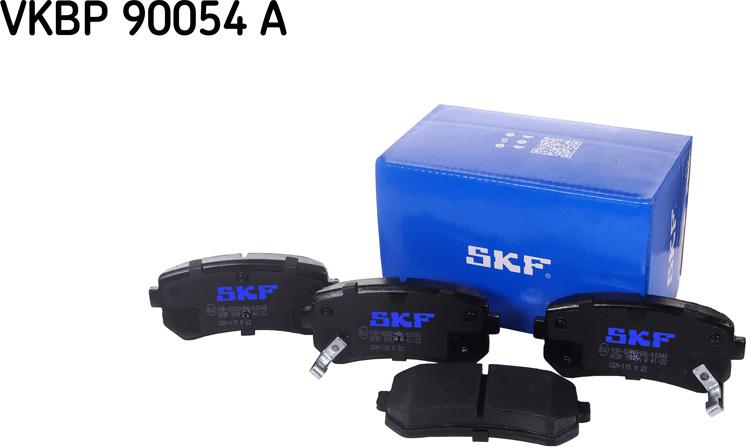 SKF VKBP 90054 A - Тормозные колодки, дисковые, комплект parts5.com