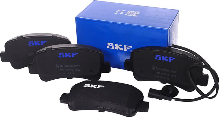 SKF VKBP 90010 E - Тормозные колодки, дисковые, комплект parts5.com