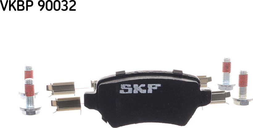 SKF VKBP 90032 A - Тормозные колодки, дисковые, комплект parts5.com