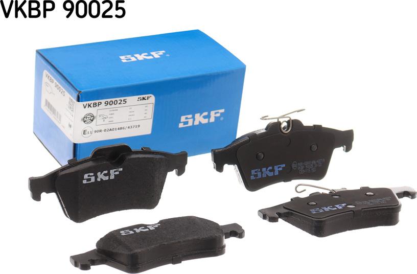 SKF VKBP 90025 - Тормозные колодки, дисковые, комплект parts5.com