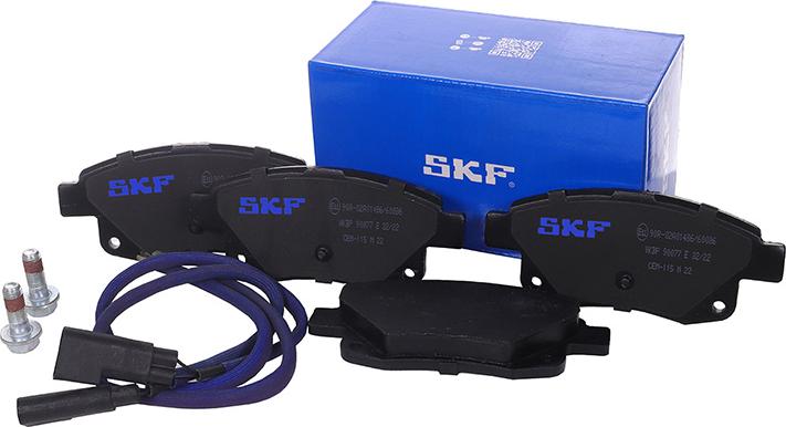 SKF VKBP 90077 E - Тормозные колодки, дисковые, комплект parts5.com