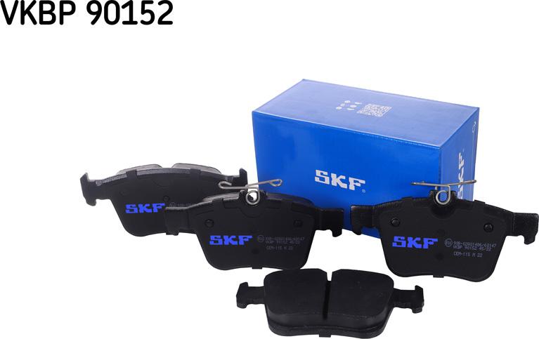 SKF VKBP 90152 - Тормозные колодки, дисковые, комплект parts5.com