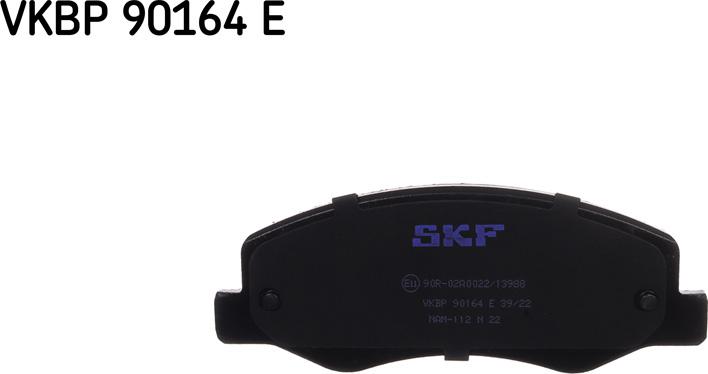 SKF VKBP 90164 E - Тормозные колодки, дисковые, комплект parts5.com