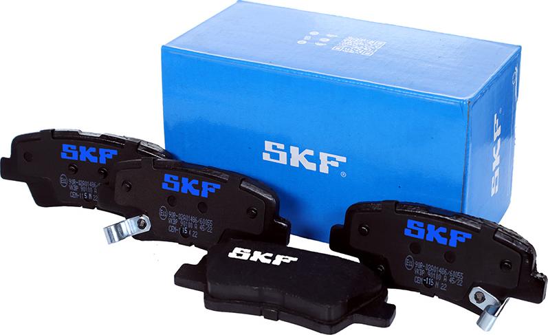 SKF VKBP 90100 A - Тормозные колодки, дисковые, комплект parts5.com