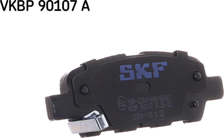 SKF VKBP 90107 A - Тормозные колодки, дисковые, комплект parts5.com