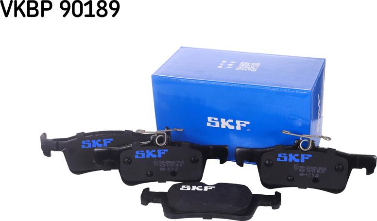 SKF VKBP 90189 - Тормозные колодки, дисковые, комплект parts5.com