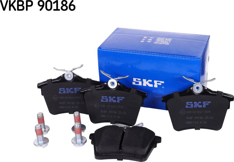 SKF VKBP 90186 - Тормозные колодки, дисковые, комплект parts5.com