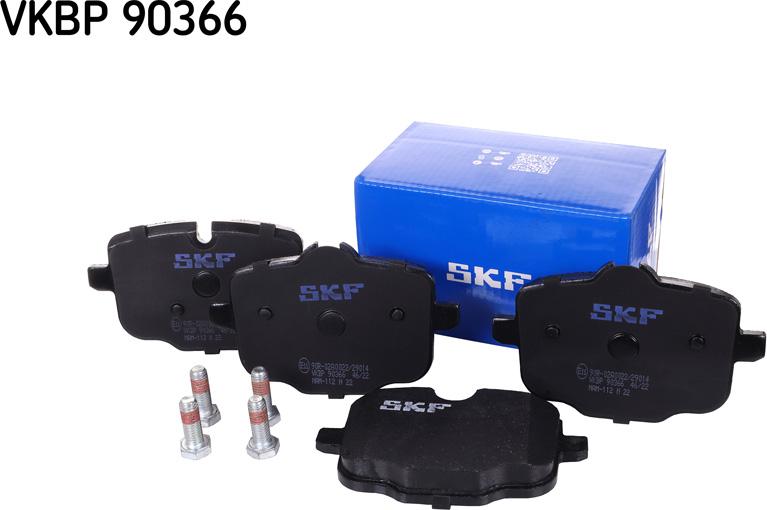 SKF VKBP 90366 - Тормозные колодки, дисковые, комплект parts5.com