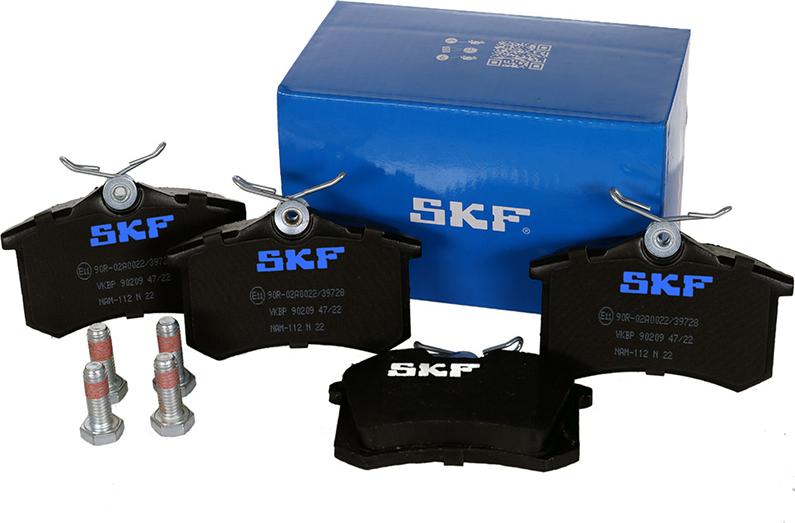 SKF VKBP 90209 - Тормозные колодки, дисковые, комплект parts5.com