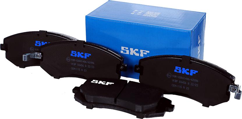 SKF VKBP 80456 A - Тормозные колодки, дисковые, комплект parts5.com